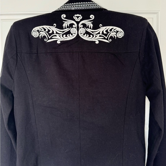 Lovers + Friends Size XS Embroidered Black Jacket in Moonrise NWOT $240‎ - Picture 3 of 12
